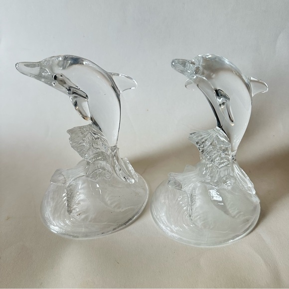 Cristal d’ Arques Set of Dolphins (2pc) made in France - Picture 6 of 9